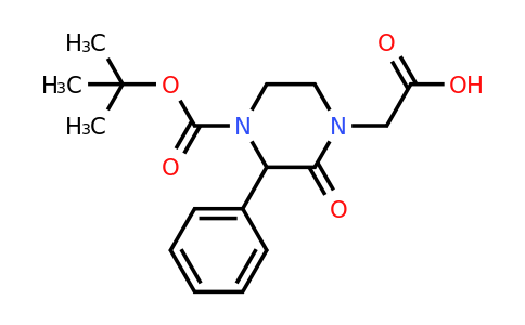 CAS 1219625-14-5 | 4-Carboxymethyl-3-oxo-2-phenyl-piperazine-1-carboxylic acid tert-butyl ester
