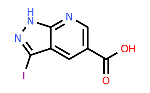 CAS 1221288-26-1 | 3-iodo-1H-pyrazolo[3,4-b]pyridine-5-carboxylic acid