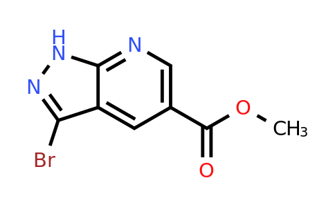 CAS 1221288-27-2 | methyl 3-bromo-1H-pyrazolo[3,4-b]pyridine-5-carboxylate
