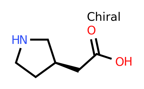 CAS 122442-01-7 | (R)-2-(Pyrrolidin-3-YL)acetic acid