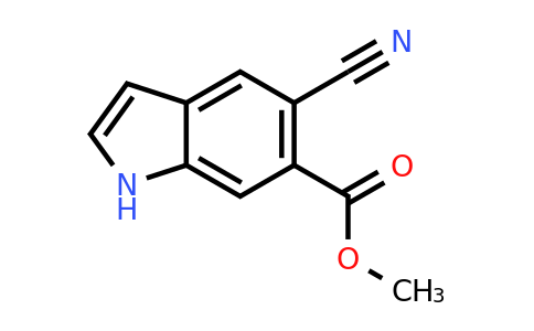 CAS 1227267-07-3 | methyl 5-cyano-1H-indole-6-carboxylate