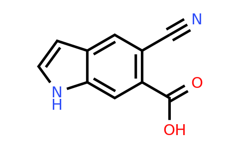CAS 1227269-42-2 | 5-cyano-1H-indole-6-carboxylic acid