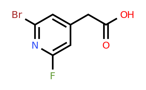 CAS 1227593-10-3 | (2-Bromo-6-fluoropyridin-4-YL)acetic acid