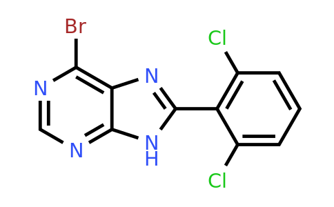 CAS 1227958-56-6 | 9H-Purine, 6-bromo-8-(2,6-dichlorophenyl)-
