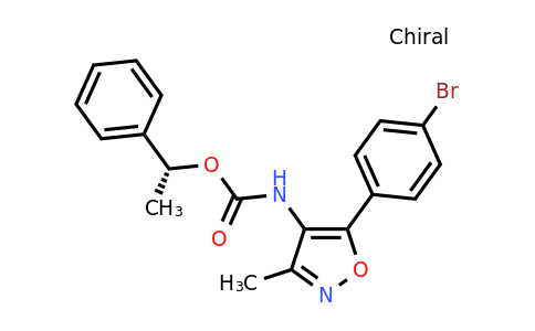 CAS 1228690-37-6 | (1R)-1-phenylethyl N-[5-(4-bromophenyl)-3-methyl-1,2-oxazol-4-yl]carbamate