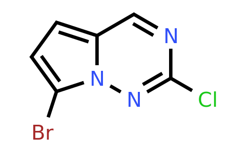 CAS 1233186-50-9 | 7-Bromo-2-chloro-pyrrolo[2,1-F][1,2,4]triazine