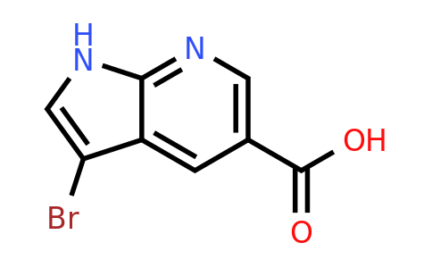 CAS 1234616-00-2 | 3-bromo-1H-pyrrolo[2,3-b]pyridine-5-carboxylic acid