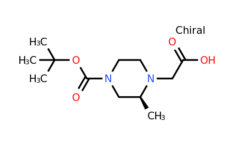 CAS 1240582-19-7 | (S)-2-(4-(Tert-butoxycarbonyl)-2-methylpiperazin-1-YL)acetic acid