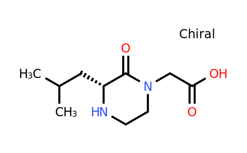 CAS 1240586-44-0 | ((R)-3-Isobutyl-2-oxo-piperazin-1-YL)-acetic acid