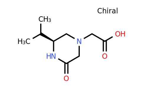 CAS 1240588-03-7 | ((S)-3-Isopropyl-5-oxo-piperazin-1-YL)-acetic acid
