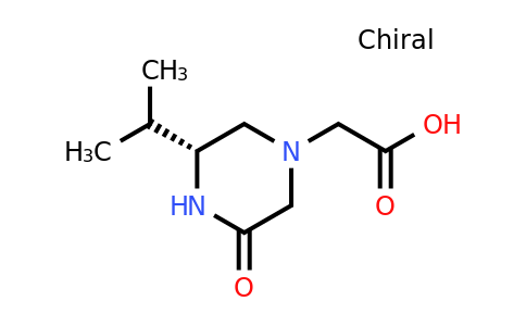 CAS 1240588-07-1 | ((R)-3-Isopropyl-5-oxo-piperazin-1-YL)-acetic acid
