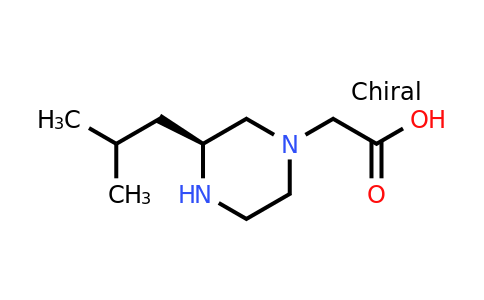 CAS 1240588-15-1 | (S)-2-(3-Isobutylpiperazin-1-YL)acetic acid