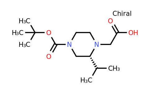 CAS 1240589-02-9 | (R)-2-(4-(Tert-butoxycarbonyl)-2-isopropylpiperazin-1-YL)acetic acid