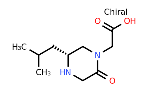 CAS 1240589-56-3 | ((R)-5-Isobutyl-2-oxo-piperazin-1-YL)-acetic acid