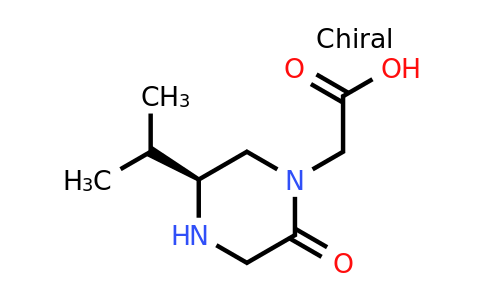 CAS 1240590-35-5 | ((S)-5-Isopropyl-2-oxo-piperazin-1-YL)-acetic acid