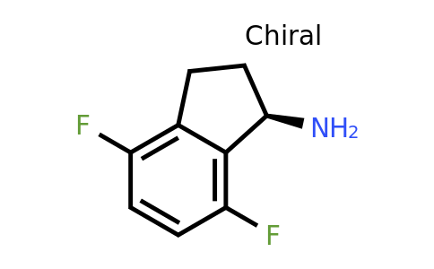 CAS 1241681-62-8 | (1R)-4,7-Difluoro-2,3-dihydro-1H-inden-1-amine