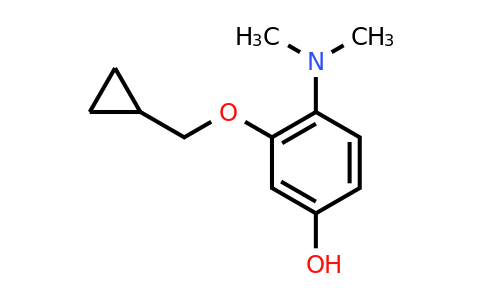 CAS 1243280-03-6 | 3-(Cyclopropylmethoxy)-4-(dimethylamino)phenol