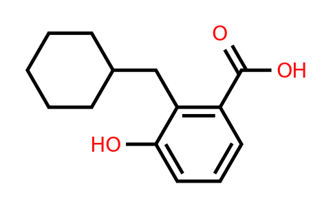 CAS 1243282-32-7 | 2-(Cyclohexylmethyl)-3-hydroxybenzoic acid