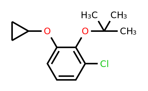 CAS 1243284-37-8 | 2-Tert-butoxy-1-chloro-3-cyclopropoxybenzene
