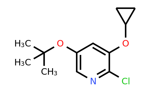 CAS 1243285-22-4 | 5-Tert-butoxy-2-chloro-3-cyclopropoxypyridine