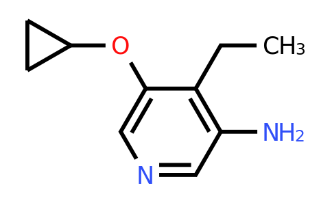 CAS 1243287-76-4 | 5-Cyclopropoxy-4-ethylpyridin-3-amine