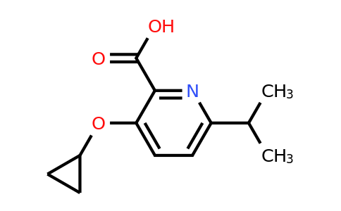 CAS 1243288-39-2 | 3-Cyclopropoxy-6-isopropylpicolinic acid