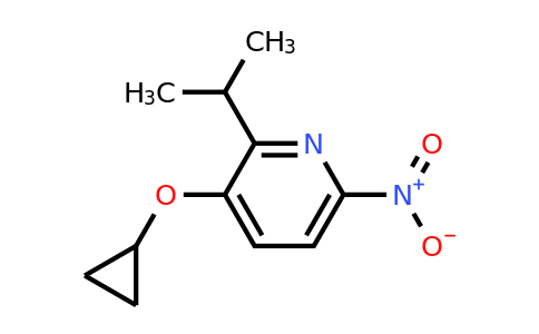 CAS 1243288-94-9 | 3-Cyclopropoxy-2-isopropyl-6-nitropyridine