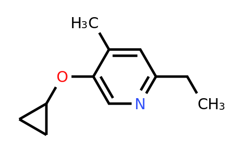 CAS 1243289-83-9 | 5-Cyclopropoxy-2-ethyl-4-methylpyridine