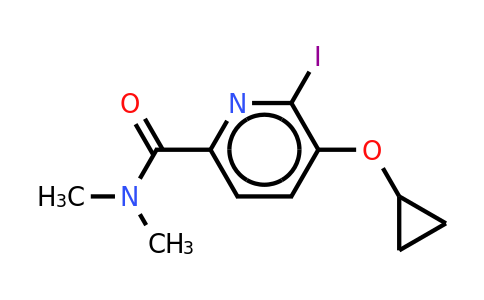 CAS 1243311-87-6 | 5-Cyclopropoxy-6-iodo-N,n-dimethylpicolinamide