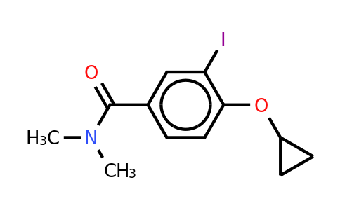 CAS 1243311-94-5 | 4-Cyclopropoxy-3-iodo-N,n-dimethylbenzamide