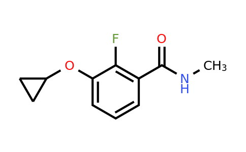 CAS 1243313-47-4 | 3-Cyclopropoxy-2-fluoro-N-methylbenzamide
