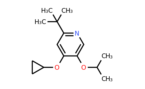 CAS 1243313-50-9 | 2-Tert-butyl-4-cyclopropoxy-5-isopropoxypyridine