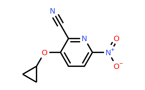 CAS 1243321-04-1 | 3-Cyclopropoxy-6-nitropicolinonitrile