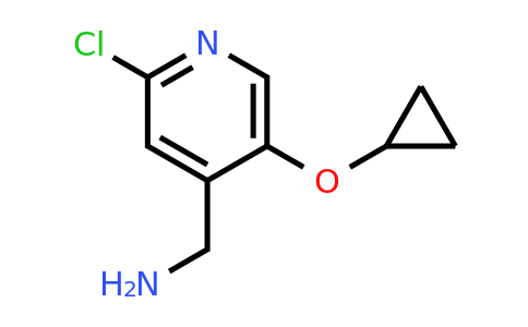 CAS 1243323-08-1 | (2-Chloro-5-cyclopropoxypyridin-4-YL)methanamine