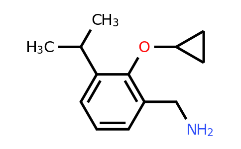 CAS 1243329-47-6 | (2-Cyclopropoxy-3-isopropylphenyl)methanamine