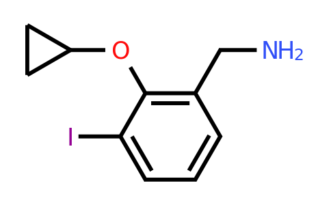 CAS 1243329-52-3 | (2-Cyclopropoxy-3-iodophenyl)methanamine