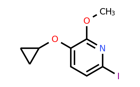 CAS 1243348-92-6 | 3-Cyclopropoxy-6-iodo-2-methoxypyridine