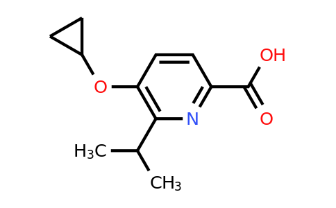 CAS 1243349-42-9 | 5-Cyclopropoxy-6-isopropylpicolinic acid