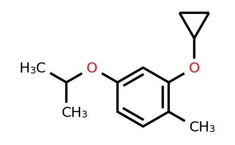CAS 1243351-54-3 | 2-Cyclopropoxy-4-isopropoxy-1-methylbenzene