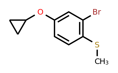 CAS 1243352-55-7 | (2-Bromo-4-cyclopropoxyphenyl)(methyl)sulfane