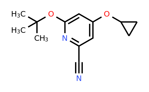 CAS 1243353-25-4 | 6-Tert-butoxy-4-cyclopropoxypicolinonitrile