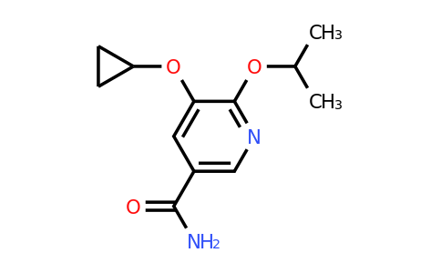 CAS 1243353-57-2 | 5-Cyclopropoxy-6-isopropoxynicotinamide