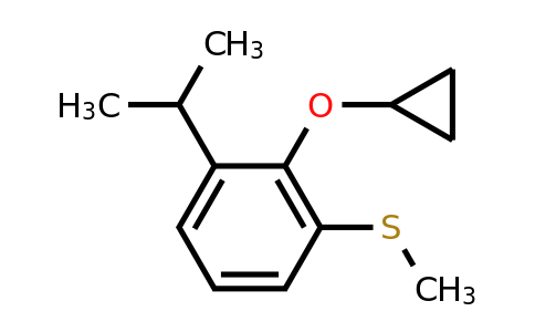 CAS 1243355-00-1 | (2-Cyclopropoxy-3-isopropylphenyl)(methyl)sulfane