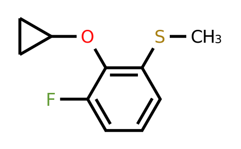 CAS 1243355-04-5 | (2-Cyclopropoxy-3-fluorophenyl)(methyl)sulfane