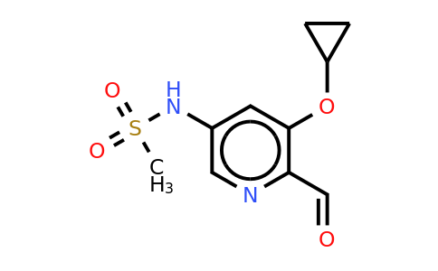 CAS 1243357-25-6 | N-(5-cyclopropoxy-6-formylpyridin-3-YL)methanesulfonamide