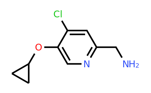 CAS 1243360-10-2 | (4-Chloro-5-cyclopropoxypyridin-2-YL)methanamine