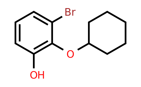 CAS 1243360-70-4 | 3-Bromo-2-(cyclohexyloxy)phenol