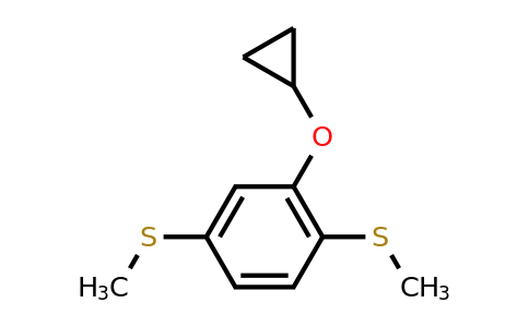 CAS 1243361-92-3 | (2-Cyclopropoxy-1,4-phenylene)bis(methylsulfane)