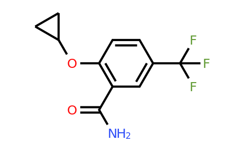 CAS 1243362-39-1 | 2-Cyclopropoxy-5-(trifluoromethyl)benzamide