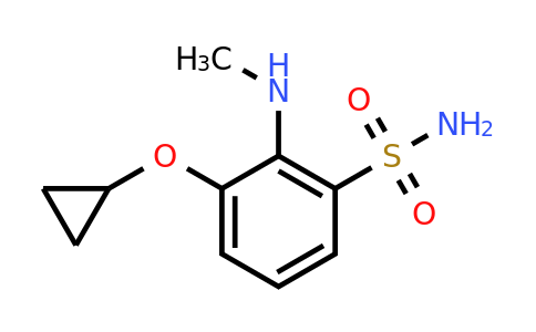 CAS 1243365-58-3 | 3-Cyclopropoxy-2-(methylamino)benzenesulfonamide